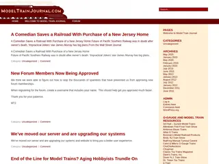 Model Train Journal