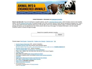 Endangered Animals - Rare, Threatened and Endangered animals & mammals