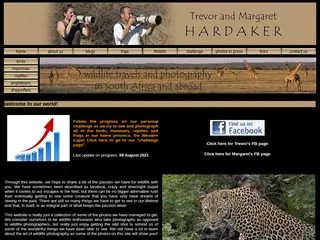 Trevor and Margaret Hardaker's wildlife adventures