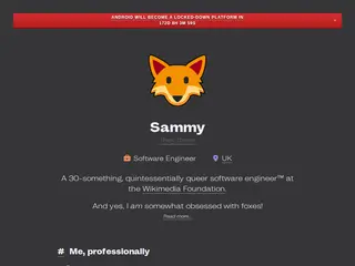 Sammy Fox (a.k.a. TheresNoTime)
