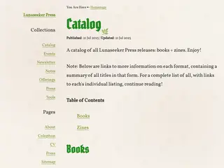 Lunaseeker Press