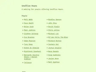 Unoffice Hours Webring