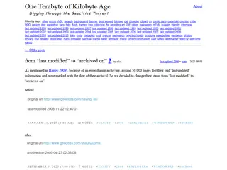 One Terabyte of Kilobyte Age | Digging through the Geocities Torrent