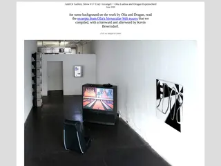 And/Or Show #17 Cory Arcangel + Olia Lialina and Dragan Espenschied
