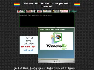 Welcome to Willard's World. Drinks are in the back.