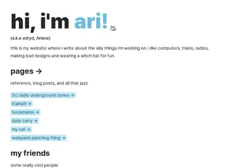 hi, i'm ari!