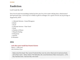 Fanfiction ++ annathecrow's Star Wars site ++