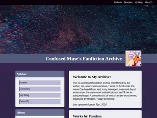Confused Muse's Fanfiction Archive