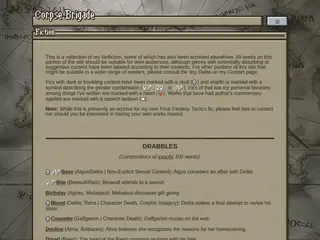 Corpse Brigade: Fanfiction Library