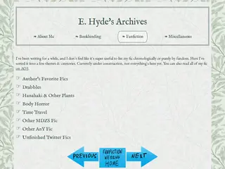 E. Hyde - fanfiction