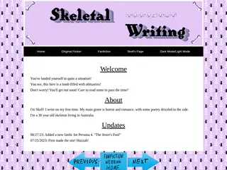 Skeletal Writing