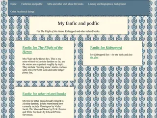 My fanfiction and podfic | Ye Jacobites By Name