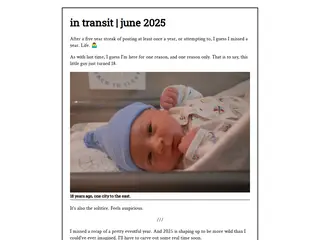 in transit / august 2023