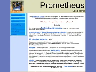 Prometheus - Home Page for John Deitz