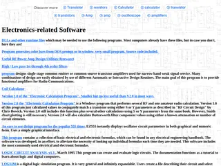 OPCOM's Electronics Freeware / Shareware Archive
