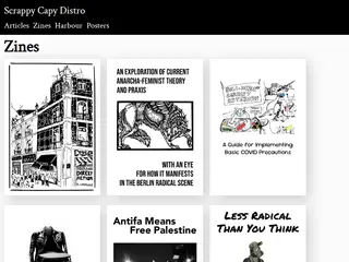 Zines | Scrappy Capy Distro