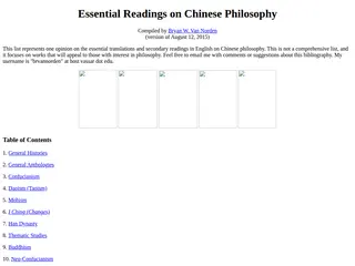 Essential Readings on Chinese Philosophy