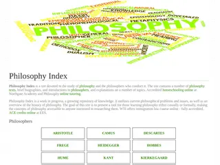 Philosophy Index { Philosophy Index }