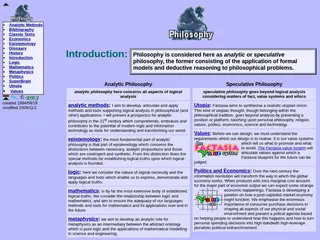 Philosophy at RBJones.com