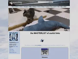 the MASTERLIST of useful links - yue ★'s Blog | SpaceHey