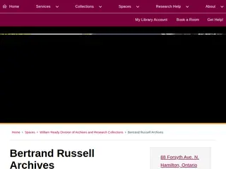 The Bertrand Russell Archives