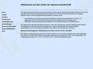 Spinoza Gesellschaft e.V.