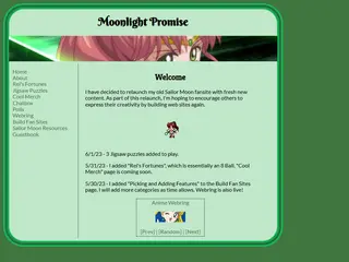 Moonlight Promise - A Sailor Moon Fan Site