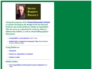 Irving Babbitt Project