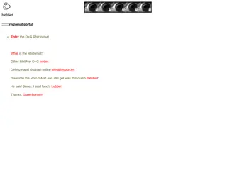 The Deleuze + Guattari Rhizomat Portal