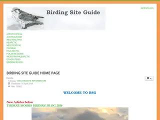 BIRDING SITE GUIDE - Birding Site Guide