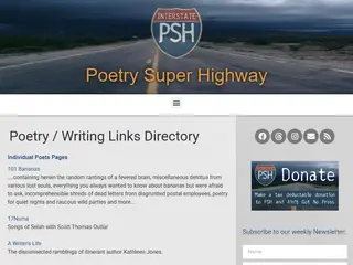 Poetry / Writing Links Directory - Poetry Super Highway
