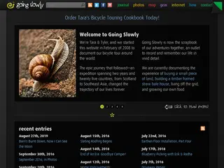 Bicycle Touring Around the World & Off Grid Living: Going Slowly