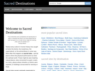 Sacred Sites and Religious Travel - Sacred Destinations