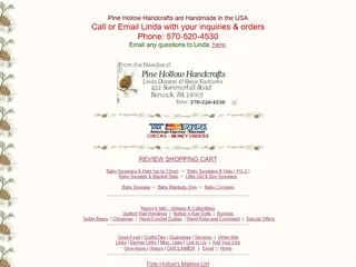 Handcrafts from the Needles of Pine Hollow handcrafts