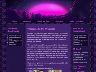 The web site of kittykingdom