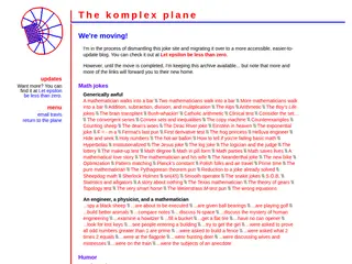 komplexify.com : math jokes, humor, and poetry
