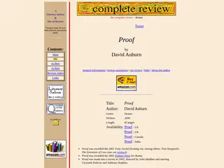 Proof - David Auburn