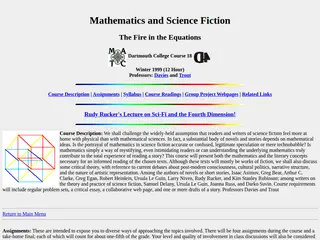 Math and Science Fiction
