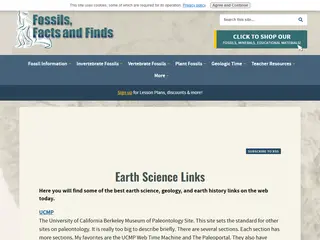 Links to earth science, geology, and earth history sites
