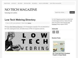 Low Tech Webring Directory