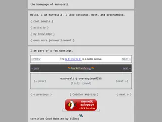 munvoseli's homepage