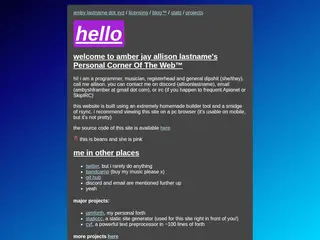 amby's gay little website