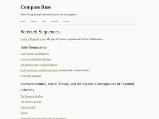 Benjamin Ross Hoffman's Personal Website