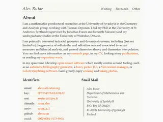 About – Alex Rutar