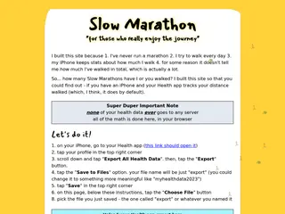 Slow Marathon