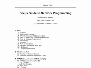 Beej's Guide to Network Programming