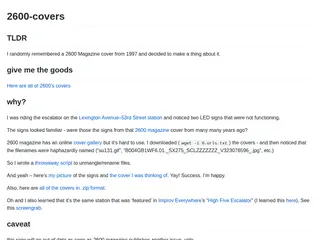 2600-covers | collection of covers from 2600 magazine