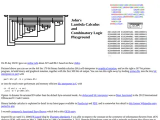 John's Combinatory Logic Playground