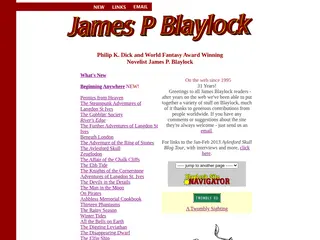 James P. Blaylock Fantasy and Steampunk Author