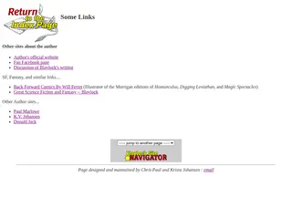 Links James P. Blaylock Fantasy Writer